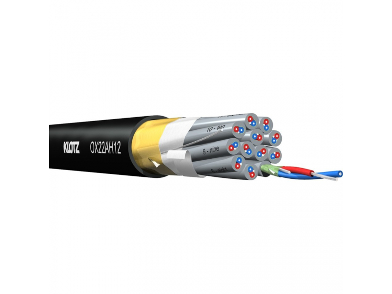 KLOTZ OX22AH04 OmniFIX FRNC AES/EBU multicore cable - double shielded - 4 x 2 x 0.22 mm2