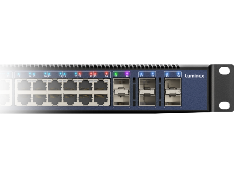 LUMINEX GigaCore 30i Ethernet switch AV