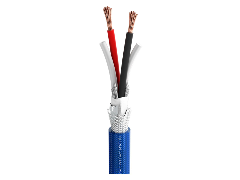 SOMMER CABLE DUAL BLUE; 2 x 4,00 mm2; S-PVC O 15,50 mm; Niebieski