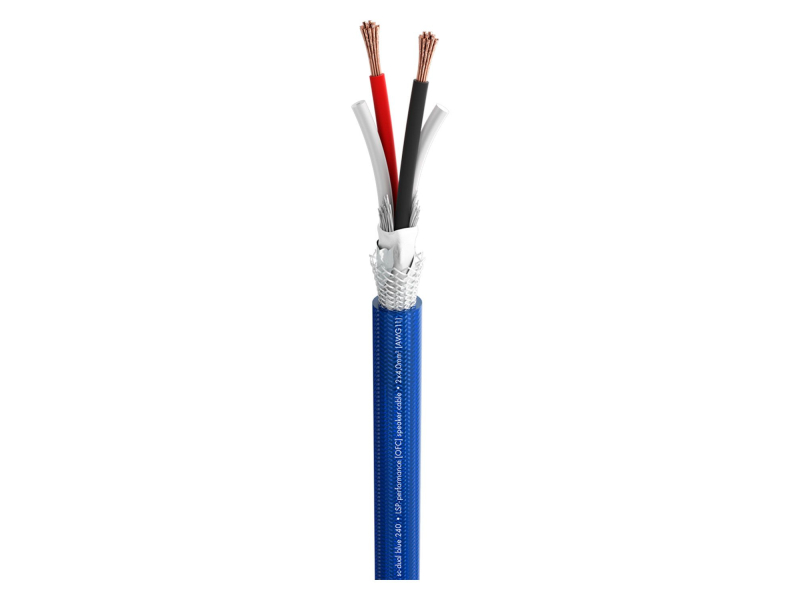 SOMMER CABLE DUAL BLUE; 2 x 4,00 mm2; S-PVC O 15,50 mm; Niebieski