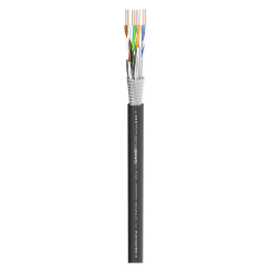 SOMMER CABLE Mercator Cat.6a  PCV; czarny 7,90 mm kabel skrętka ethernet