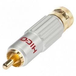 HICON HI-CM13-RED wtyk kablowy RCA-265
