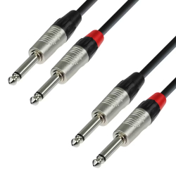 ADAM HALL 4 Star K4TPP Kabel 2x Jack 6,3mm - 2x Jack 6,3mm