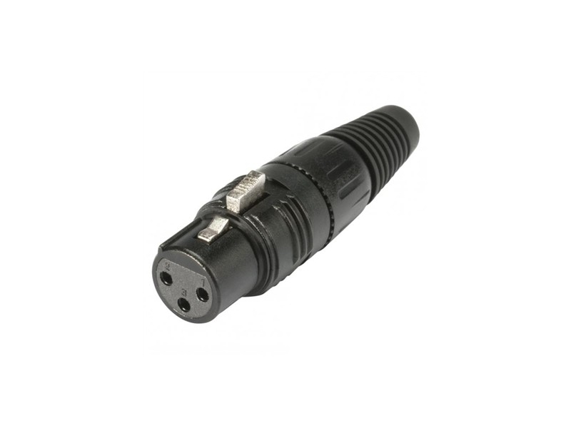 HICON HI-X3CF-B wtyk kablowy XLR metalowy żeński-179