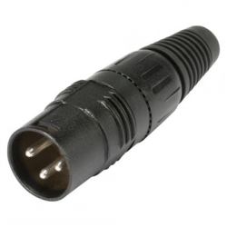 HICON HI-X3CM-HD-B XLR wtyk męski wodoodporny IP67